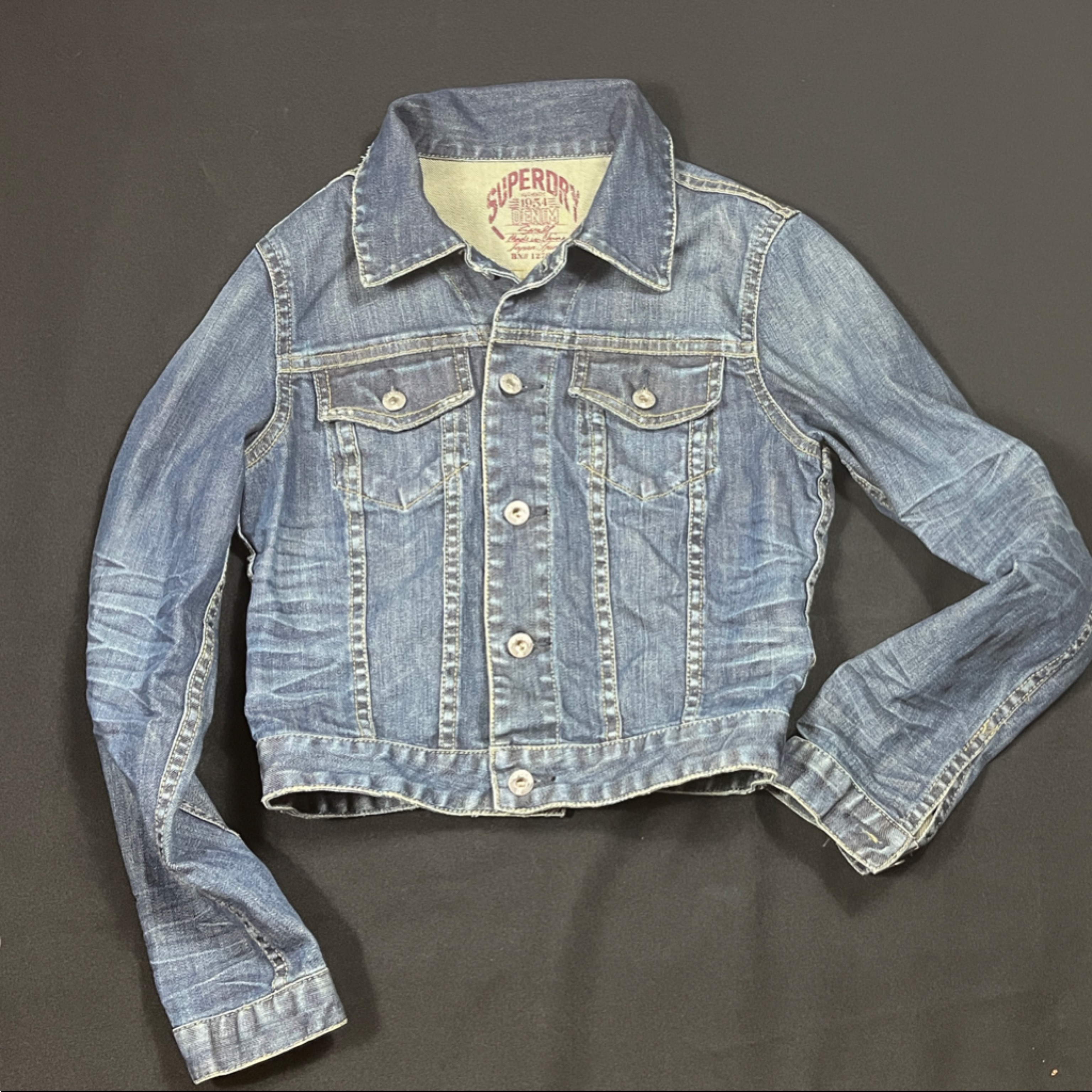 Superdry Japan Collection Light Blue Denim Jacket